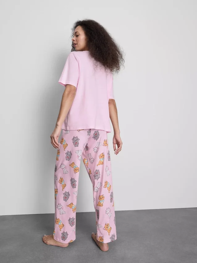 Disneys pyjamasser i bomuld med motiv fra "Aristocats"
