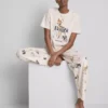 Disneys pyjamasser i bomuldsblanding med grafisk print