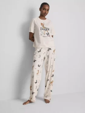 Disneys pyjamasser i bomuldsblanding med grafisk print