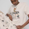 Disneys pyjamasser i bomuldsblanding med grafisk print
