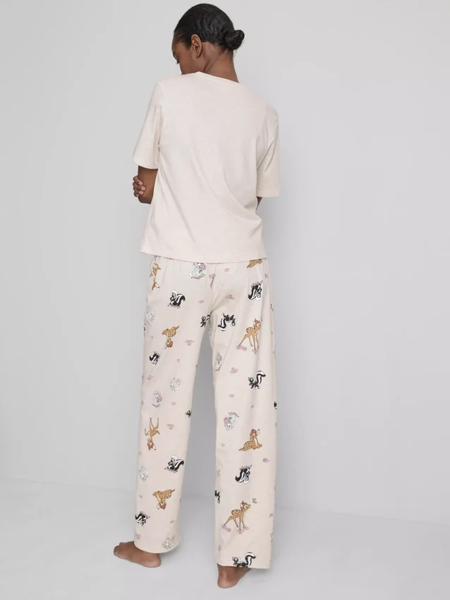 Disneys pyjamasser i bomuldsblanding med grafisk print