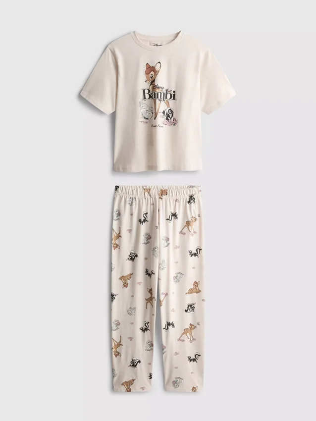 Disneys pyjamasser i bomuldsblanding med grafisk print