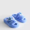Disneys Stitch-hjemmesko med to remme og blødt for