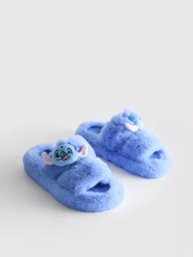 Disneys Stitch-hjemmesko med to remme og blødt for