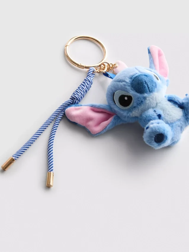 Disneys Stitch-plysfigur som nøglering