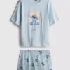 Disneys Stitch-pyjamasser i bomuld med grafisk motiv