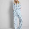 Disneys Stitch-pyjamasser med striber i boyfriend-stil