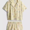 Disneys Winnie the Pooh-pyjamasser med korte bukser i boyfriend-stil