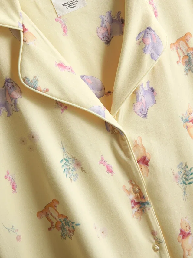 Disneys Winnie the Pooh-pyjamasser med korte bukser i boyfriend-stil