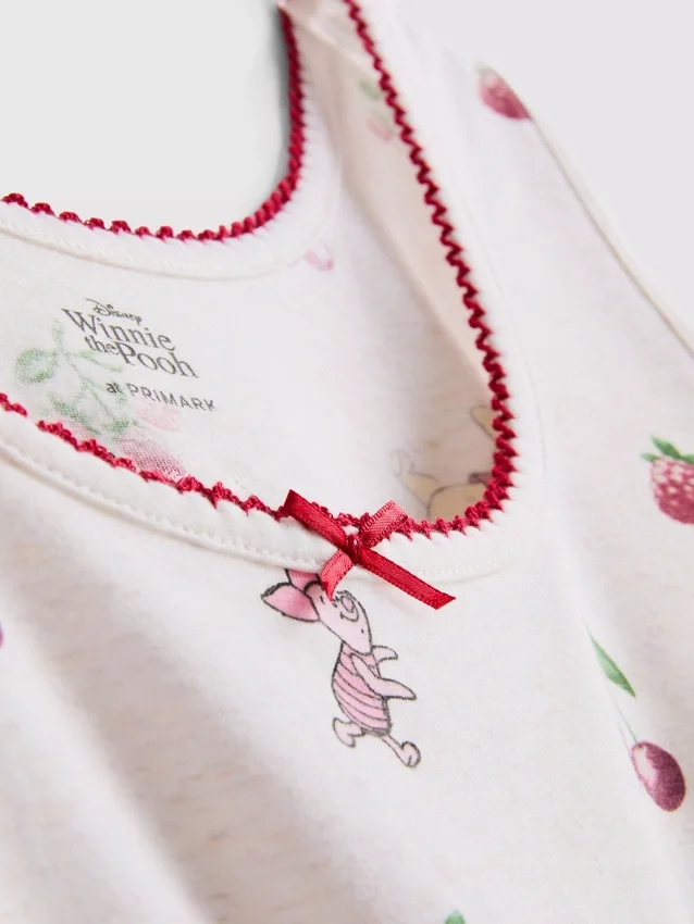 Disneys Winnie the Pooh-pyjamasser med tanktop i bomuldsrig kvalitet med print