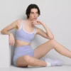 Dobbeltlags aktiv crop top