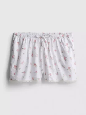 Dobby-pyjamasser i bomuld med blomsterprint