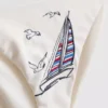 Dolce-bikiniunderdel med broderi og bindebånd i siderne