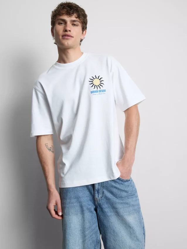 Dorado Desert grafisk T-shirt