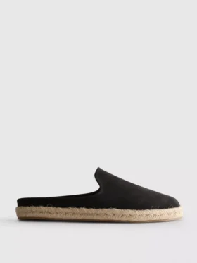 Espadrille-mules, der glider let på