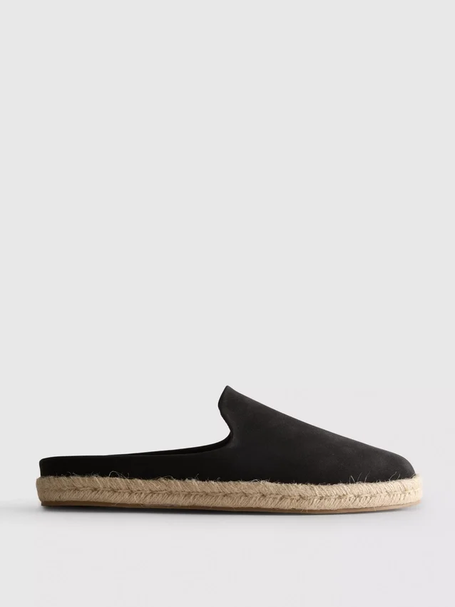 Espadrille-mules, der glider let på
