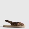Espadrille-sandaler med spænde bagpå