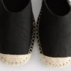 Espadrille-sandaler med spænde bagpå