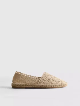 Espadriller med snørebånd