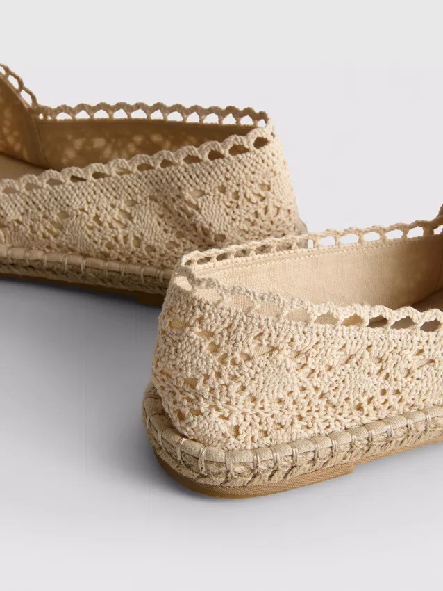 Espadriller med snørebånd