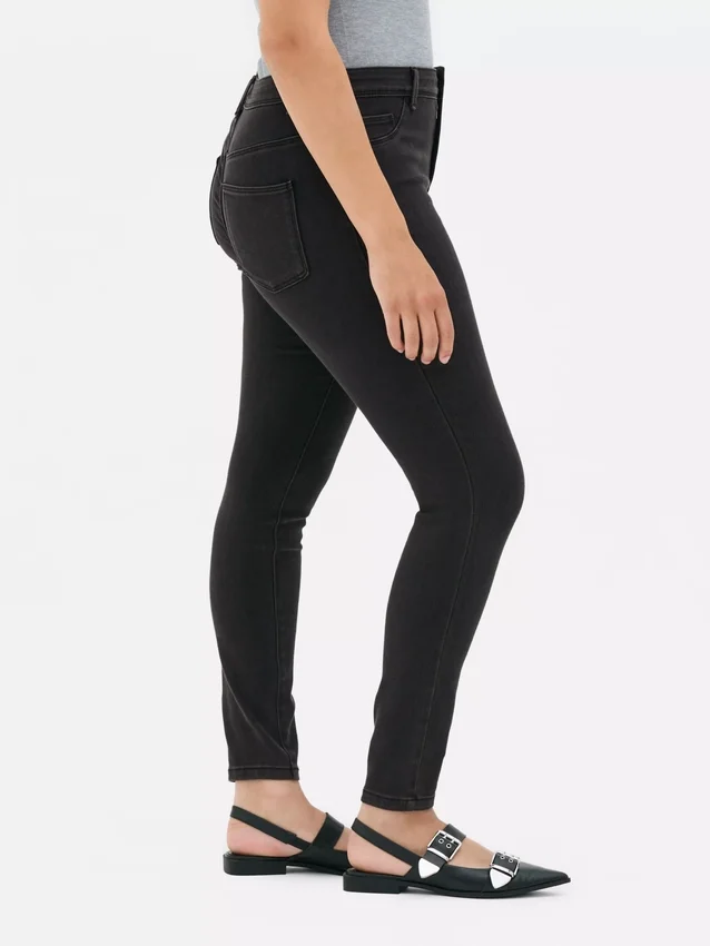 Essential skinny jeans med mellemhøj talje | regular