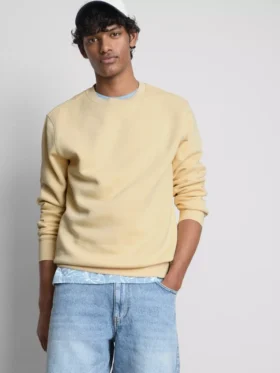 Essential sweatshirt med rund hals