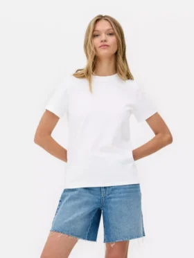 Essential T-shirt med korte ærmer og rund hals