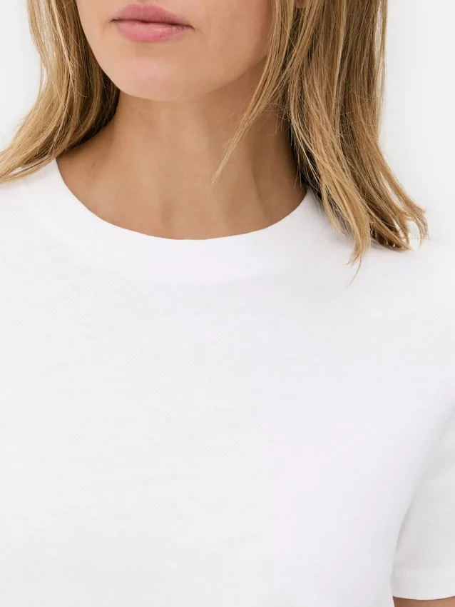 Essential T-shirt med korte ærmer og rund hals
