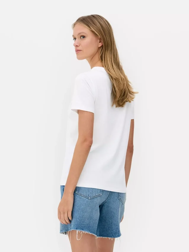 Essential T-shirt med korte ærmer og rund hals