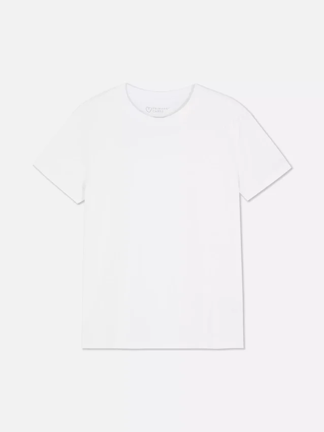 Essential T-shirt med korte ærmer og rund hals