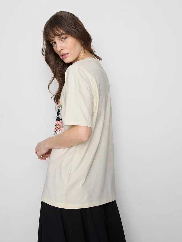 Fleetwood Mac afslappet bomulds-T-shirt med grafisk print