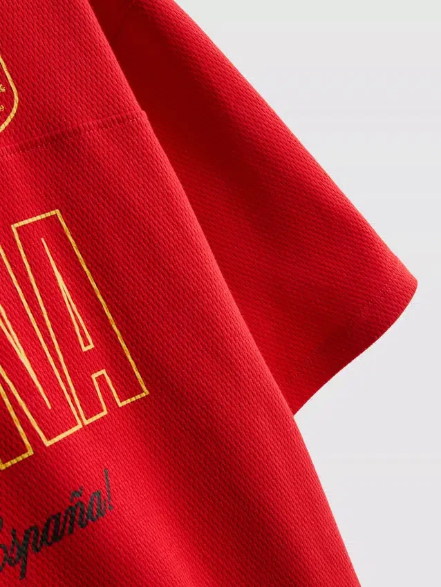 Fodbold-T-shirt med Spanien-motiv