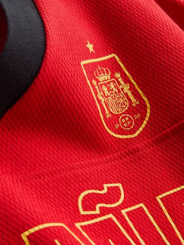 Fodbold-T-shirt med Spanien-motiv