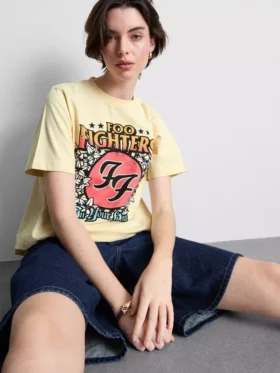 Foo Fighters-T-shirt med grafisk albummotiv