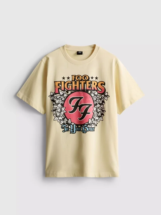 Foo Fighters-T-shirt med grafisk albummotiv