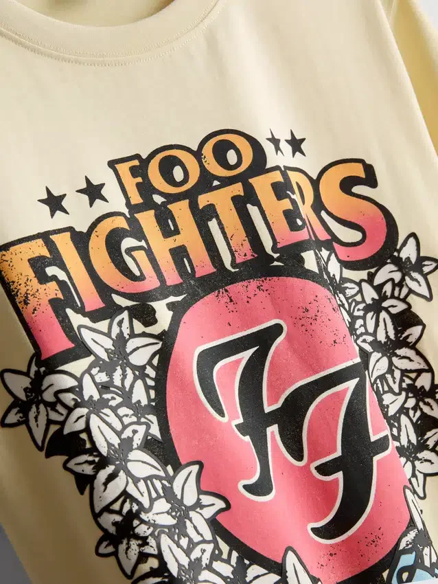 Foo Fighters-T-shirt med grafisk albummotiv