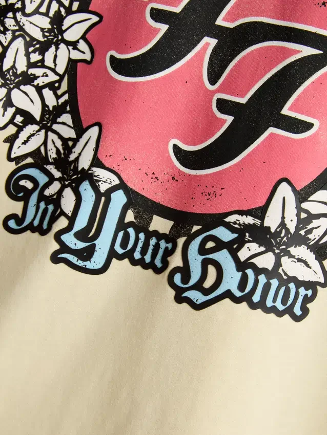 Foo Fighters-T-shirt med grafisk albummotiv