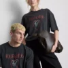 Foo Fighters-T-shirt med grafisk print