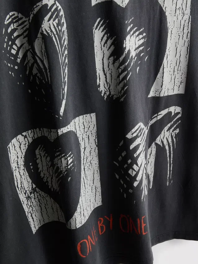 Foo Fighters-T-shirt med grafisk print