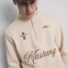 Ford Mustang sweatshirt med halv lynlås