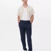 Formelle bukser i twill med slim fit