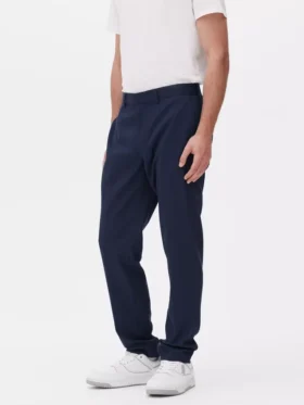 Formelle bukser i twill med slim fit