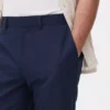 Formelle bukser i twill med slim fit