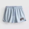 Fritidsshorts med højt bomuldsindhold i afslappet NYC-stil