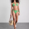 Gingham-banan-triangel-bikinitop