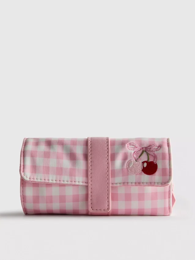 Gingham-smykkepose