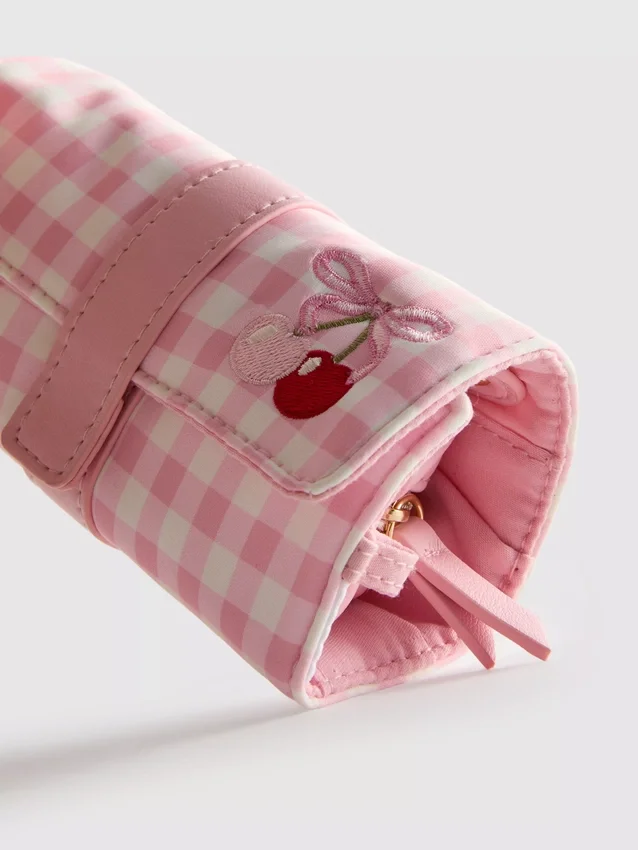 Gingham-smykkepose