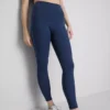 Glatte, støttende active leggings med rørformede detaljer