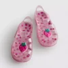 Glitter-sandaler i gennemsigtig gummi