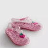 Glitter-sandaler i gennemsigtig gummi